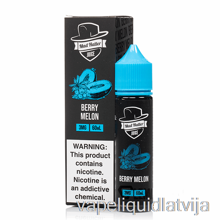 Ogu Melone - Mad Hatter - 60ml 0mg Vape šķidrums